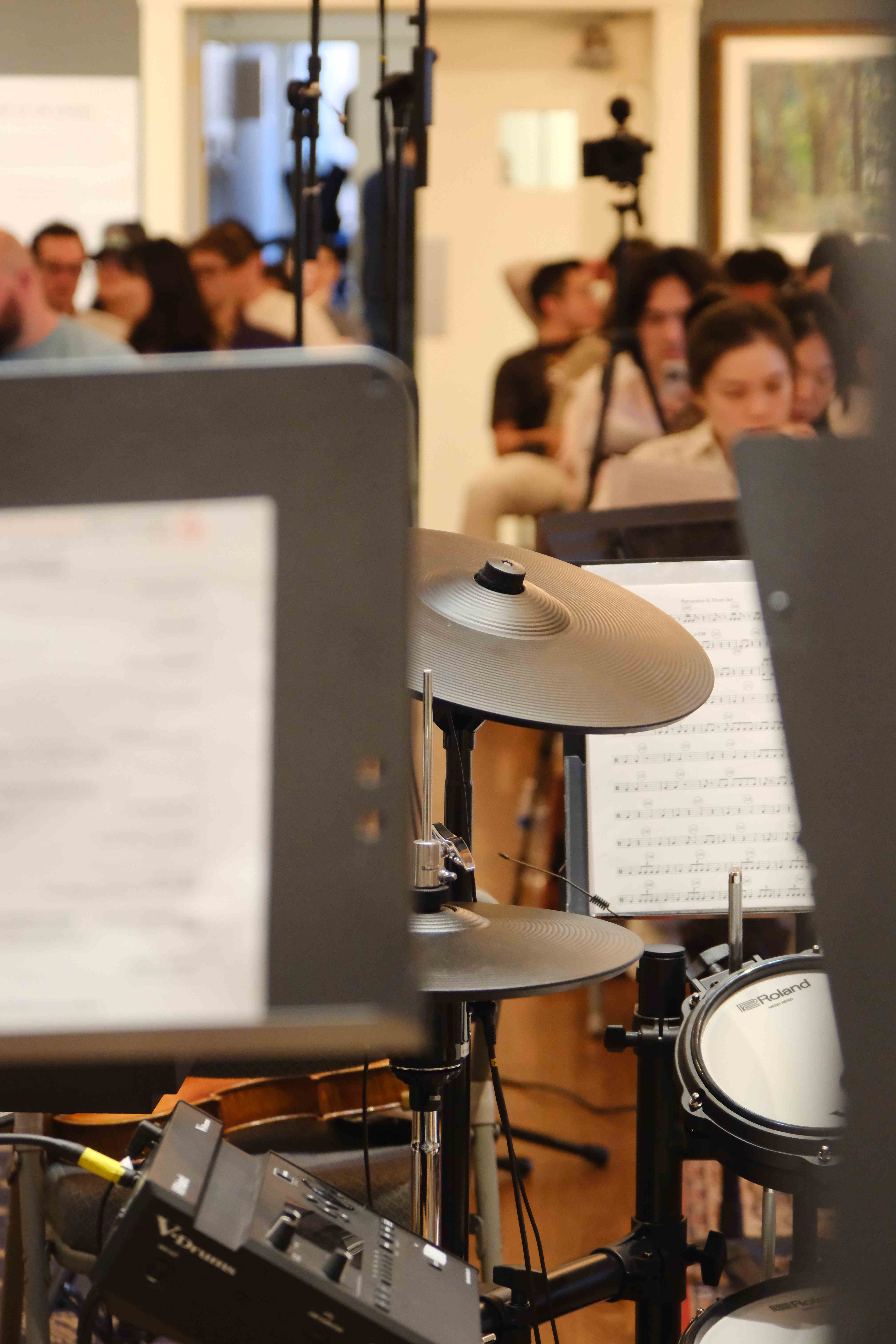Electronic drum kit and percussion setup